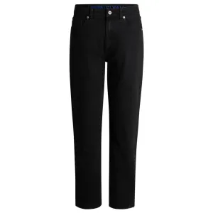 HUGO Women's Elyah_B Jeans, Black1,