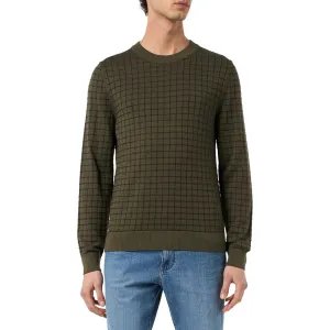 HUGO Men's Scoult Knitted_Sweater, Dark Beige257,