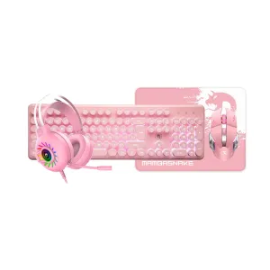 K620 Wired 4-in-1-Gaming-Tastatur-Maus-Kopfh"orer Set, Semi-