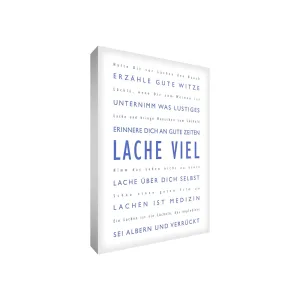 Feel Good Art Little Helper LM1624, 01G from Strong Canvas Wall Art Modern Typographischen Laugh Lots