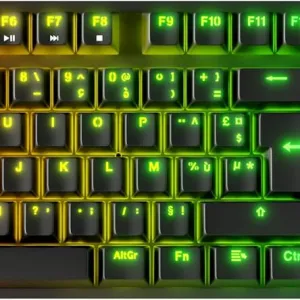 Oversteel - KOVAR Wireless Gaming Keyboard, RGB Backlit, Mechanical Switch Outemu Red, Anti-Ghosting, French Layout PC/MAC/Android
