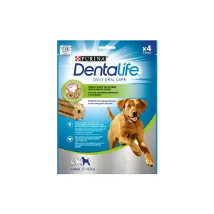 Purina DentaLife Maxi Daily Dental Care Snacks for Large Dogs 4 Sticks