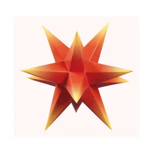 Saico Marienberg Paper Stars, Red/Yellow, Set of 3