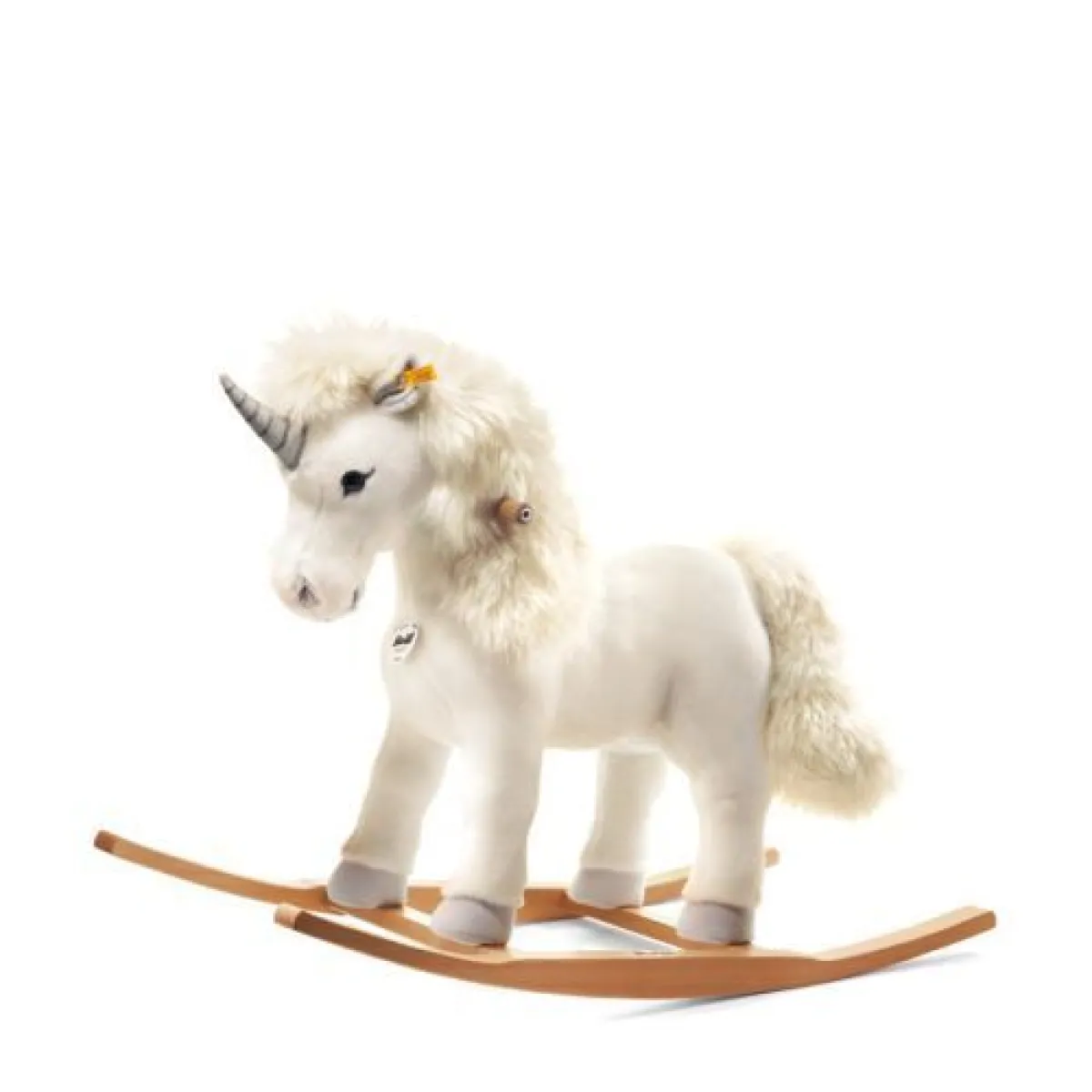 Steiff - 48913 - plush animal - unicorn with rocking motif Starly - white Steiff - 48913 - plush animal - unicorn with rocking motif Starly - white