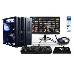 VIBOX Legend 8 Gaming PC Computer with Game Voucher, Windows 10 OS (4.5GHz Intel i9 Extreme 10-Core Processor, 2x Dual SLI Nvidia GeForce GTX 1080 Ti Graphics Cards, 32GB DDR4 RAM, 240GB SSD, 3TB HDD)